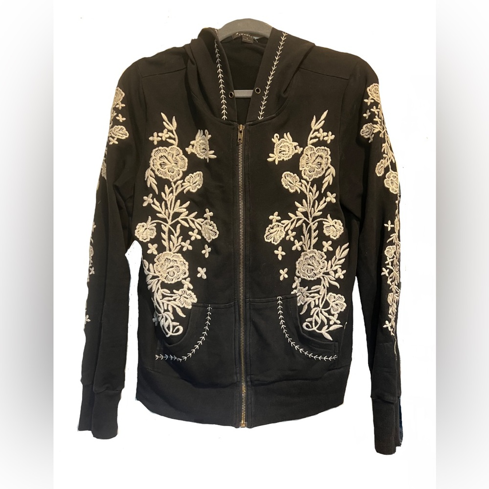 Twenty One brand embroidered hoodie